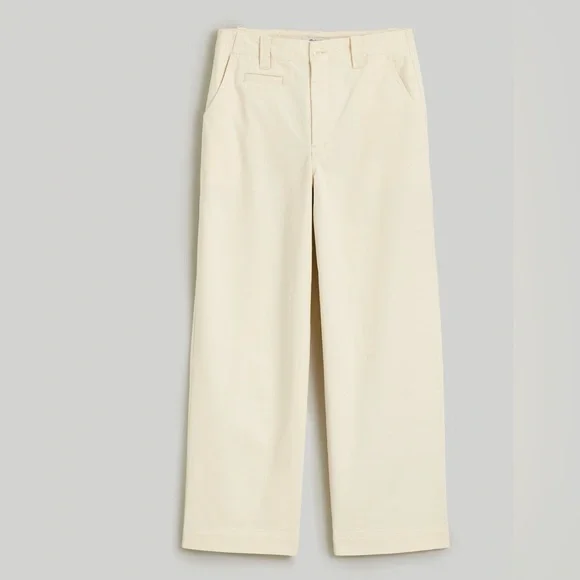 Madewell Women’s Relaxed Chino Pants - Color: Antique Cream - Size: 4 - Picture 2 of 16